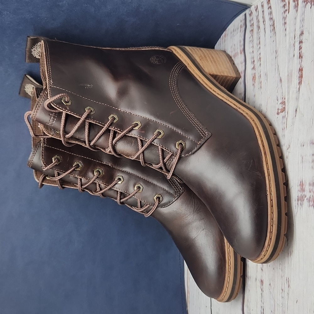 Timberland | Dalson Heritage Brown Leather Lace-up Boots Size 8.5
